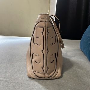 Tory Burch Pink All T East West Tote Bag